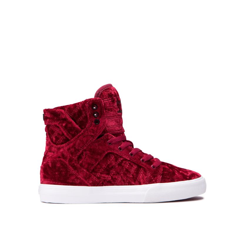 Zapatillas Altas Supra Argentina Niños - SKYTOP Rojas (PMXQD-7082)